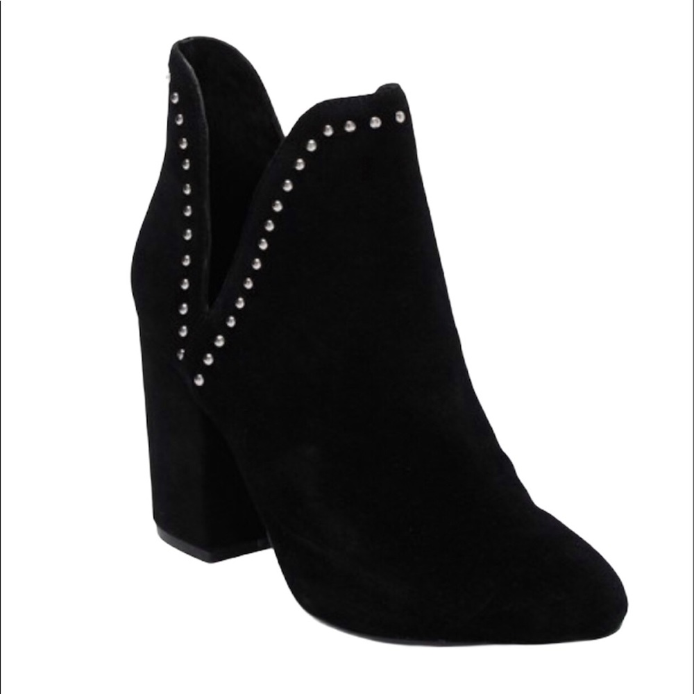 Steve Madden Rockstar Bootie, Black suede, Sz 10